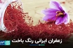 زعفران ایرانی رنگ باخت