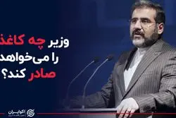 وزیر چه کاغذی را می خواهد صادر کند؟