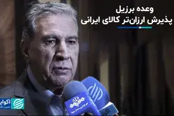 وعده برزیل برای پذیرش ارزان‌تر کالای ایرانی