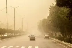توده عظیم گردوخاک در راه ایران 