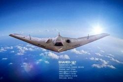 پهپاد ایرانی با فناوری رادارگریز در آسمان/ «شاهد-۱۶۱» نسخه سبک RQ-170 آمریکایی؟