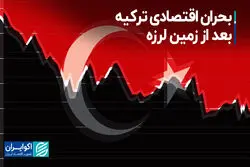 بحران اقتصادی ترکیه بعد از زمین لرزه