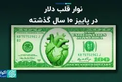 نوار قلب دلار در پاییز 10 سال گذشته 