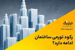 رکود تورمی ساختمان ادامه دارد؟/ سه سناریوی محتمل برای مسیر آتی شاخص قیمت مسکن