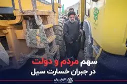 سهم مردم و دولت در جبران خسارت سیل