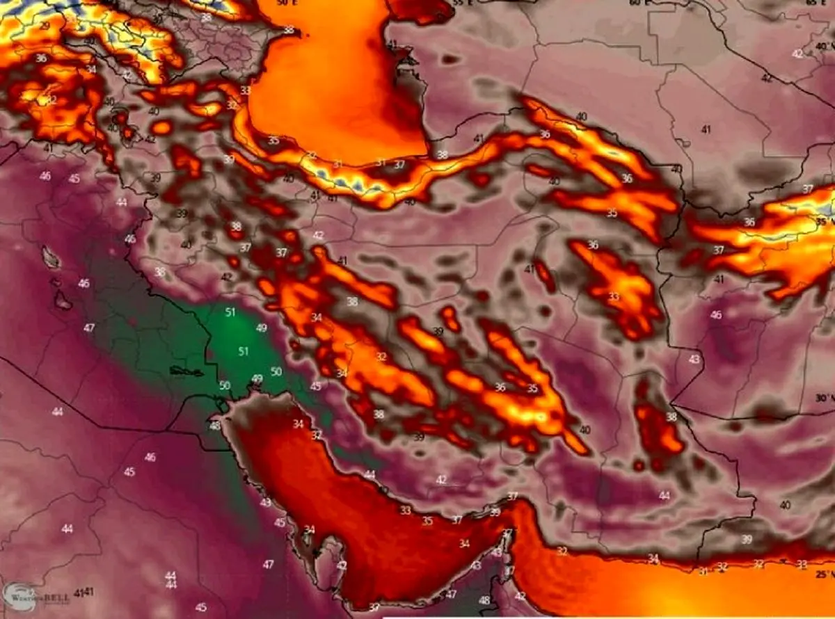 تداوم هوای گرم تا اواسط هفته؛ بارش باران در ۵ استان کشور