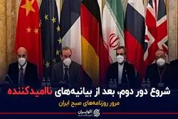 شروع دور دوم، بعد از بیانیه‌های ناامید‌کننده