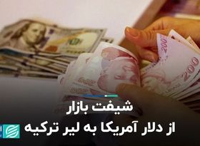 شیفت بازار از دلار آمریکا به لیر ترکیه