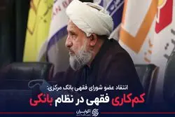 کم کاری فقهی در نظام بانکی