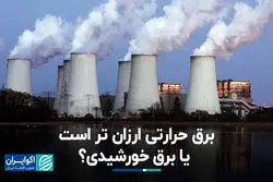 برق حرارتی ارزان‌تر است یا برق خورشیدی؟