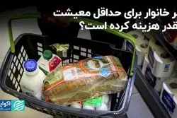 هر خانوار برای حداقل معیشت چقدر هزینه کرده است؟