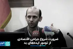  ضرورت شروع جراحی اقتصادی از تومور ایده‌های بد