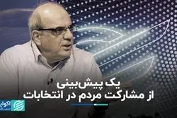 یک پیش‌بینی از مشارکت مردم در انتخابات