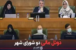دوئل مالی دو شورای شهر