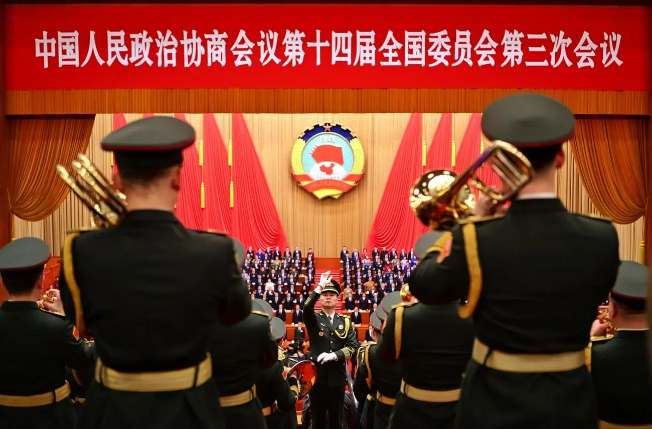 رژه عظیم چین با حضور روسای جمهور ایران و روسیه و رهبر کره شمالی