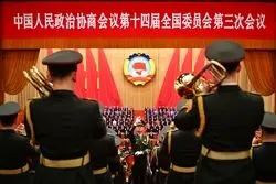 رژه عظیم چین با حضور روسای جمهور ایران و روسیه و رهبر کره شمالی