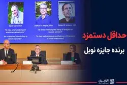 حداقل دستمزد برنده جایزه نوبل