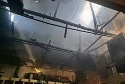 جزییات آتش‌سوزی در انبار شیشه 

