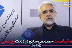 مانیفست خصوصی سازی در دولت رییسی