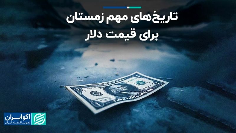 تاریخ‌های مهم زمستان برای قیمت دلار