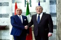 دیدار وزرای خارجه عراق و ایتالیا در رم؛ پرونده ایران روی میز گفت‌وگو