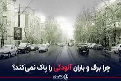 چرا برف و باران آلودگی را پاک نمی‌کند؟