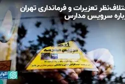 اختلاف‌نظر تعزیرات و فرمانداری تهران درباره سرویس مدارس