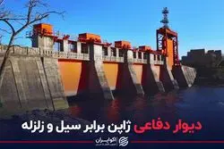 دیوار دفاعی ژاپن برابر سیل و زلزله