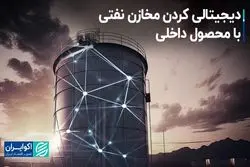 دیجیتالی کردن مخازن نفتی با محصول داخلی