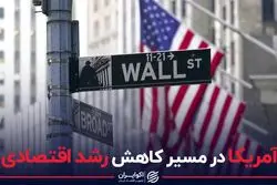 آمریکا در مسیر کاهش رشد اقتصادی