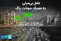 عامل بی‌میلی به مصرف سوخت پاک