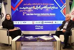 مصاحبه با هوشنگ گودرزی رئیس سندیکای صنایع آلومینیوم ایران در حاشیه همایش صنایع غیرآهنی