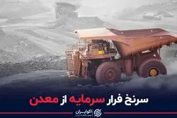  سرنخ فرار سرمایه از معادن ایران