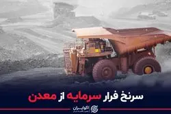  سرنخ فرار سرمایه از معادن ایران