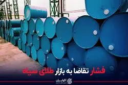 فشار تقاضا به بازار طلای سیاه