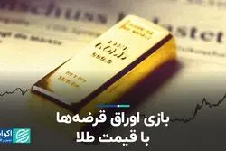 بازی اوراق قرضه‌ها با قیمت طلا