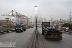 ببینید/ اسکله شهید رجایی زیر آب  رفت