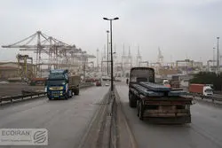 ببینید/ اسکله شهید رجایی زیر آب  رفت