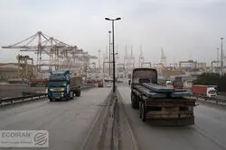 ببینید/ اسکله شهید رجایی زیر آب  رفت