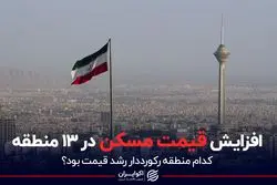 افزایش قیمت مسکن در 13 منطقه