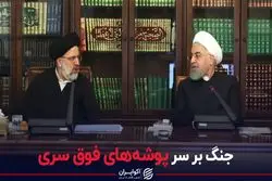 جنگ روحانی و رییسی سر پوشه های فوق سری