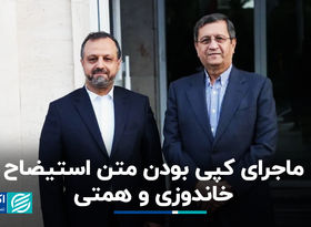 ماجرای کپی‌ بودن متن استیضاح خاندوزی و همتی