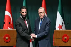 حمایت همه جانبه اردوغان از رئیس جمهور سوریه: احمد الشرع را تنها نخواهم گذاشت