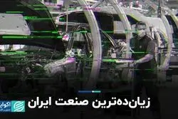 زیان‌ده‌ترین صنعت ایران