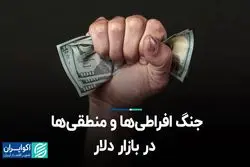 جنگ افراطی‌ها و‌ منطقی‌ها در بازار دلار