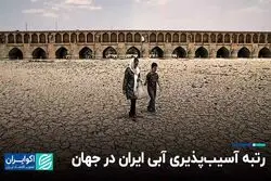 جایگاه جهانی ایران در آسیب‌پذیری آبی/ آمریکا چطور از بحران مالی فرار کرد؟