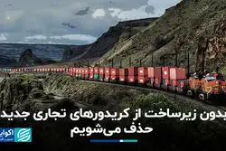 بدون زیرساخت از کریدورهای تجاری جدید حذف می‌شویم