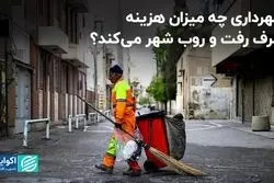 شهرداری چه میزان هزینه پاکیزگی تهران می‌کند؟