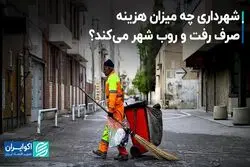 شهرداری چه میزان هزینه پاکیزگی تهران می‌کند؟