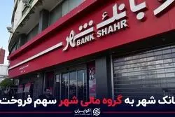 بانک شهر به گروه مالی شهر سهم فروخت!